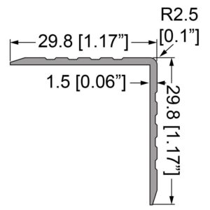 Alternative view of CB-CP02 Alüminyum İzli Profil 30x30mm - Casebase